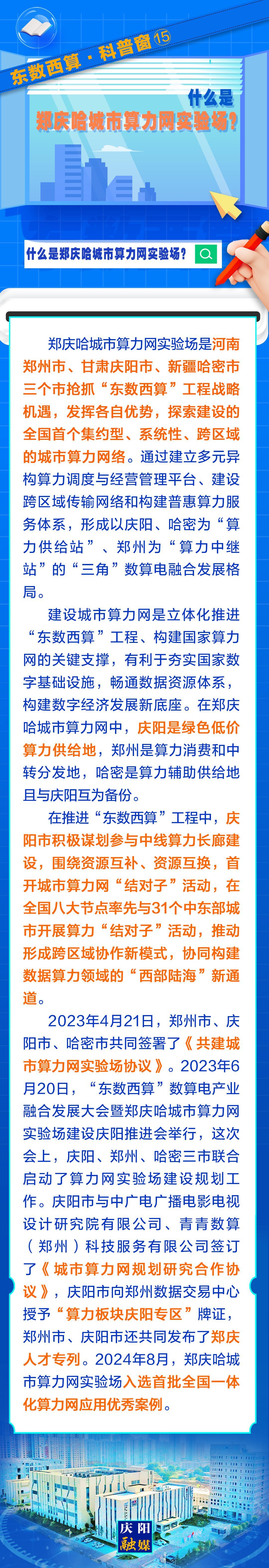 東數(shù)西算·科普窗⒂｜什么是鄭慶哈城市算力網(wǎng)實(shí)驗(yàn)場(chǎng)？
