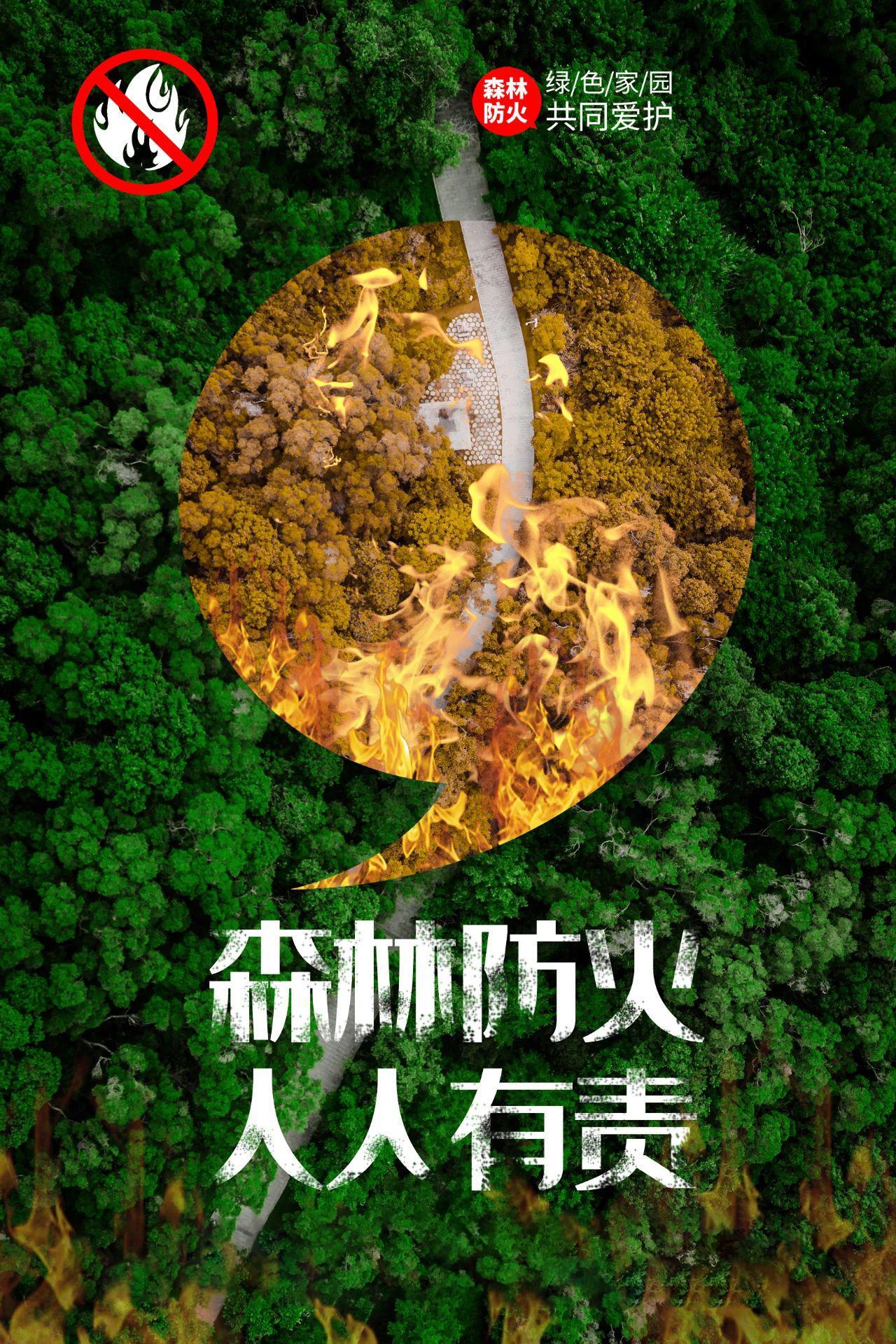 森林防火人人有責(zé) 綠色家園共同愛(ài)護(hù)